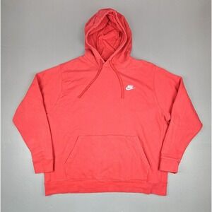 Nike Hoodie Mens 2XL. Vintage 90s White‎ Tag. Embroidered Logo.